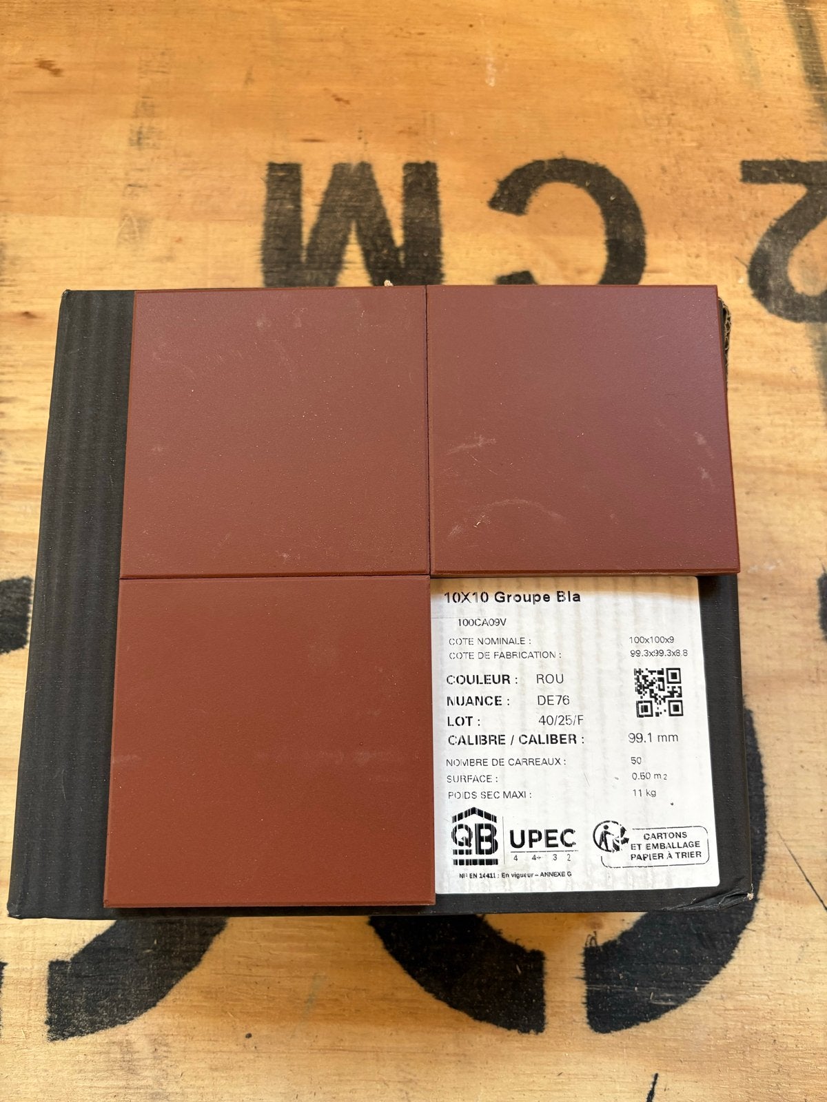 Nieuwe Winckelmans tegels 10x10 cm, rood, Ophalen, Nieuw, Minder dan 20 cm, Minder dan 20 cm