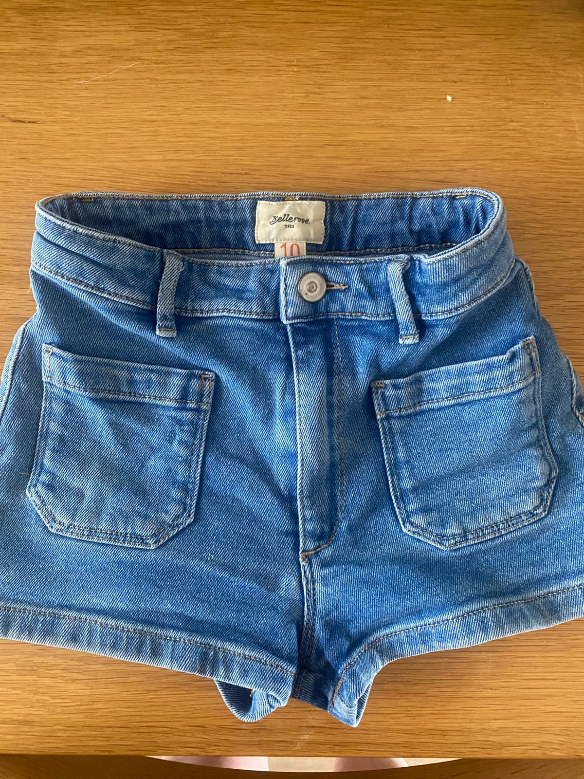 Bellerose kort spijkerbroekje maat 140, Ophalen of Verzenden, Zo goed als nieuw, Meisje, Broek