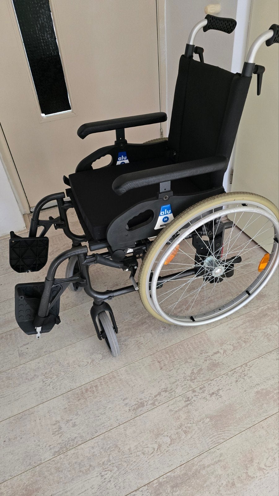 rolstoel lichtgewicht, Diversen, Ophalen, Inklapbaar, Gebruikt, Duwrolstoel