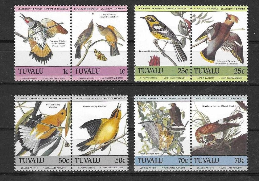 Tuvalu Michel 276-283 postfris  VOGELS, Postzegels en Munten, Postzegels | Oceanië, Postfris, Ophalen of Verzenden