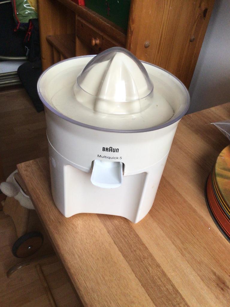 Braun, multiquick 5, citruspers, sinaasappelpers, juicer, Ophalen, Gebruikt, Elektrisch, Citruspers