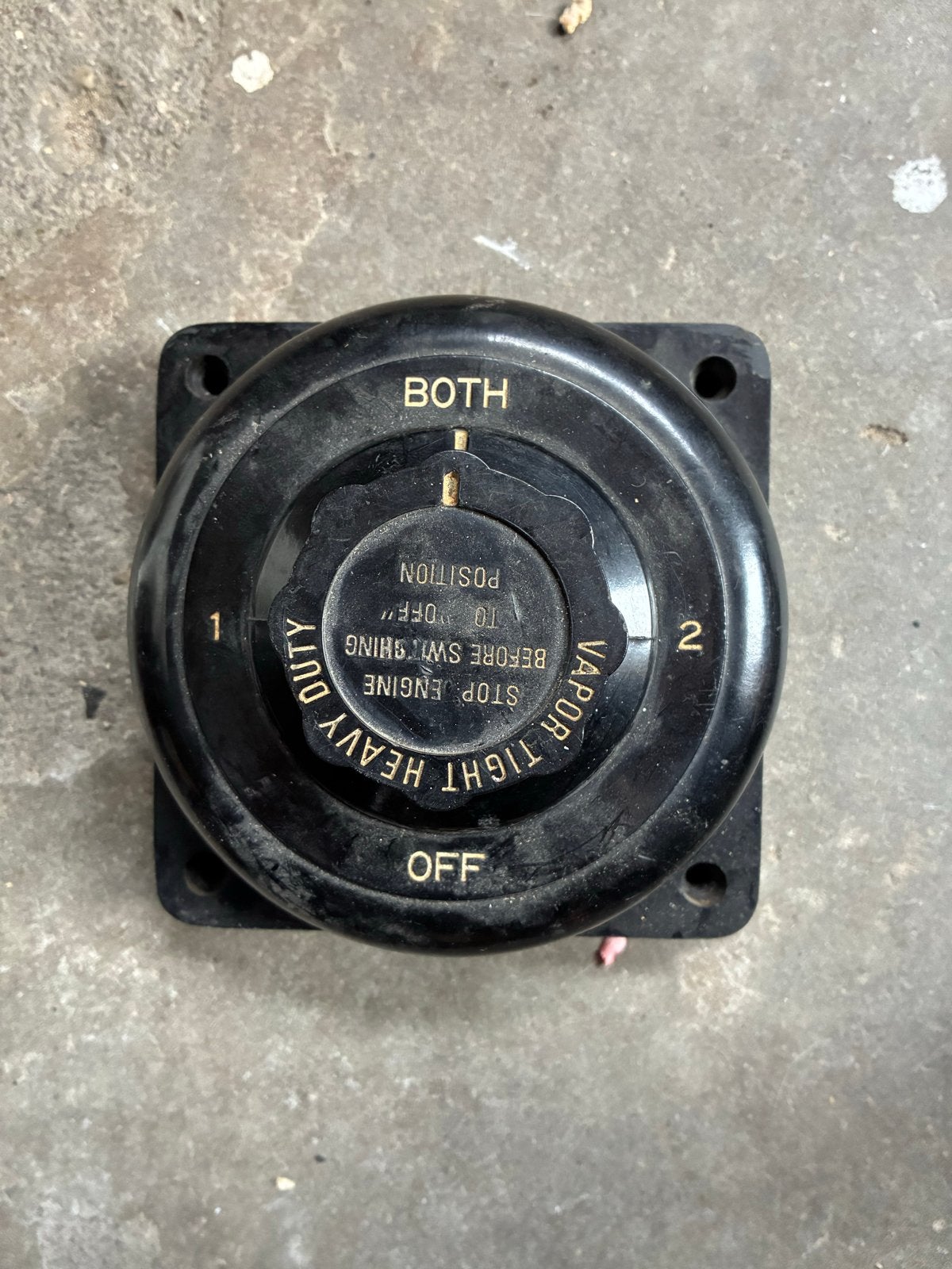 Accuschakelaar voor 2 accu's - 12V/150A of 6V/300A, Ophalen of Verzenden, Gebruikt, Motor en Techniek