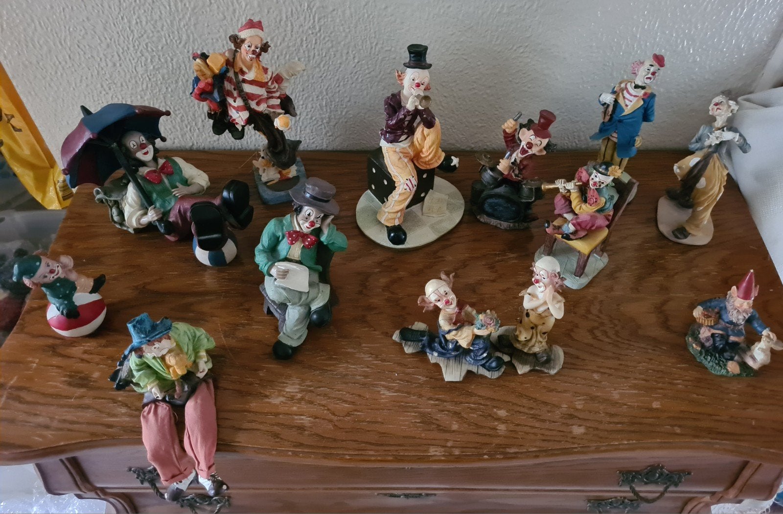 Stenen clowns, diverse maten. Puntgaaf!, Verzamelen, Ophalen of Verzenden, Zo goed als nieuw, Fantasy