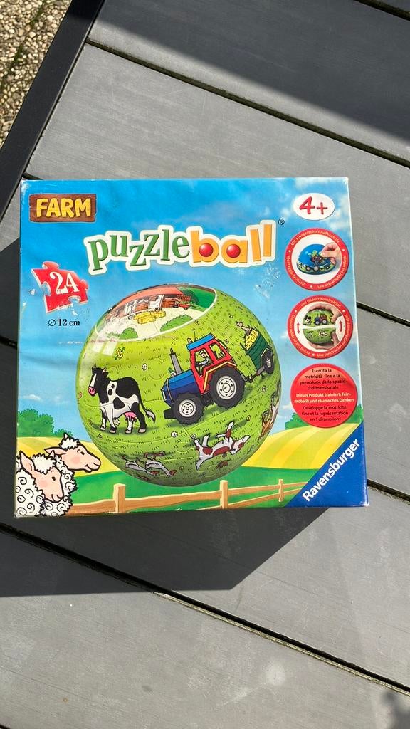 Ravensburger puzzleball “Farm”., Ophalen of Verzenden, Minder dan 500 stukjes, Zo goed als nieuw, Rubik's of 3D-puzzel