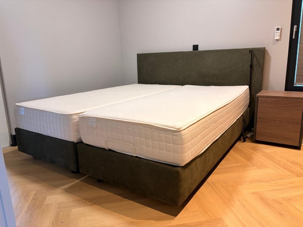 De Suite elektrisch hoog-laag bed 180x200, Ophalen, Tweepersoons, 180 cm, 200 cm