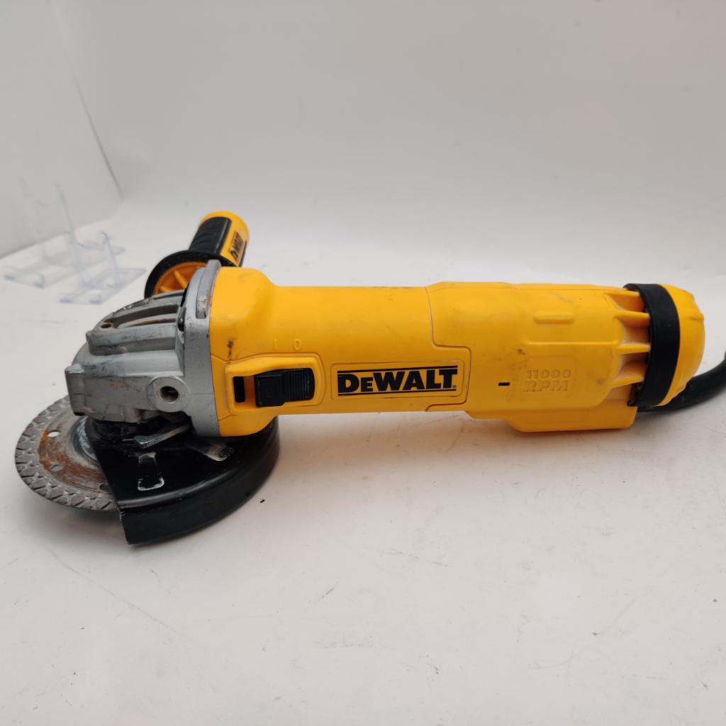 DeWALT DWE4207-QS haakse slijper 1010W nu voor €79.99, D, Gebruikt, Haakse handslijpmachine, Ophalen of Verzenden