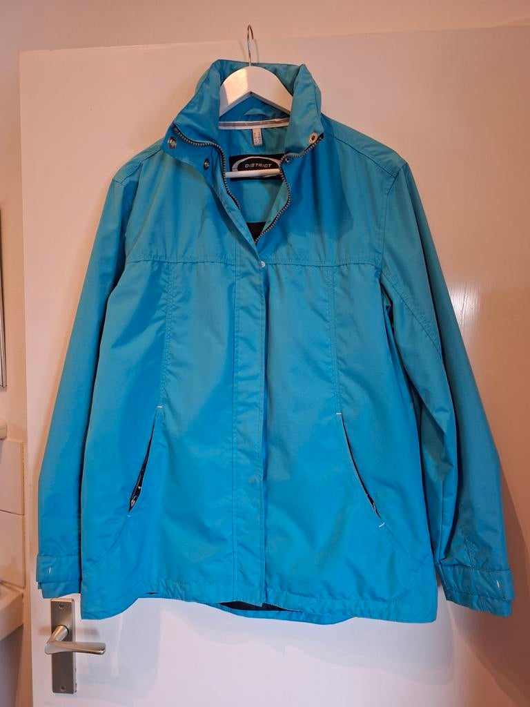Windjack, Ophalen, Zo goed als nieuw, Maat 42/44 (L), Blauw