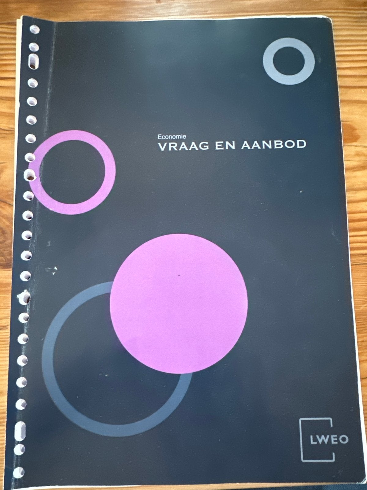 Economie Vraag en Aanbod 4e druk - LWEO Lesbrief VWO, Ophalen of Verzenden, Gamma, Gelezen, Overige niveaus
