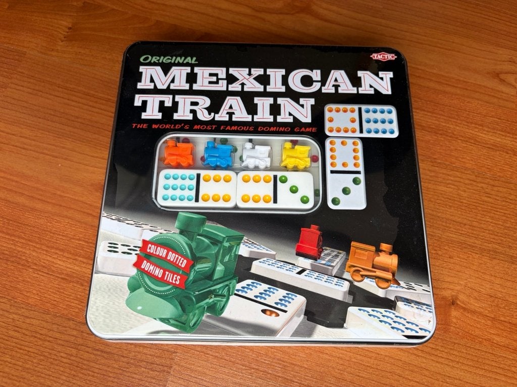 Mexican Train - Origineel in Blik (Tactic) - NIEUW IN FOLIE!, Een of twee spelers, Ophalen of Verzenden, Nieuw, Tactic