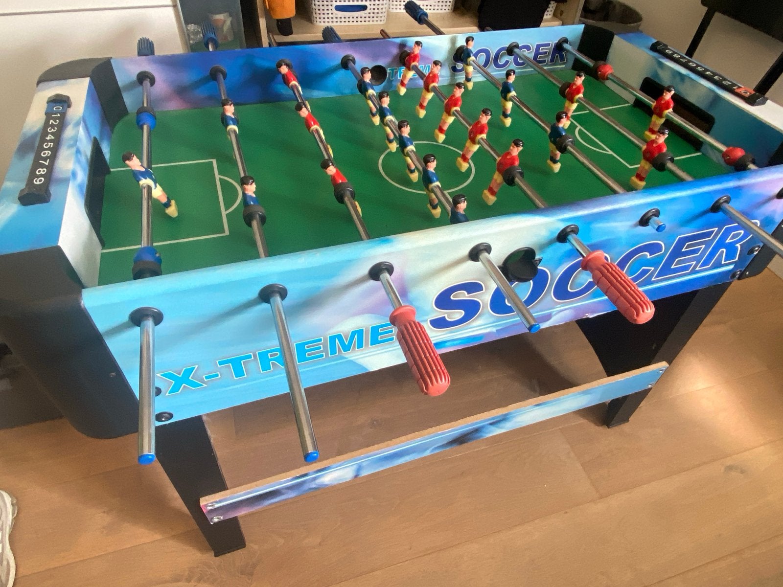 X-Treme Soccer Tafelvoetbalspel, Kinderen en Baby's, Speelgoed | Voetbaltafels, Ophalen of Verzenden, Gebruikt
