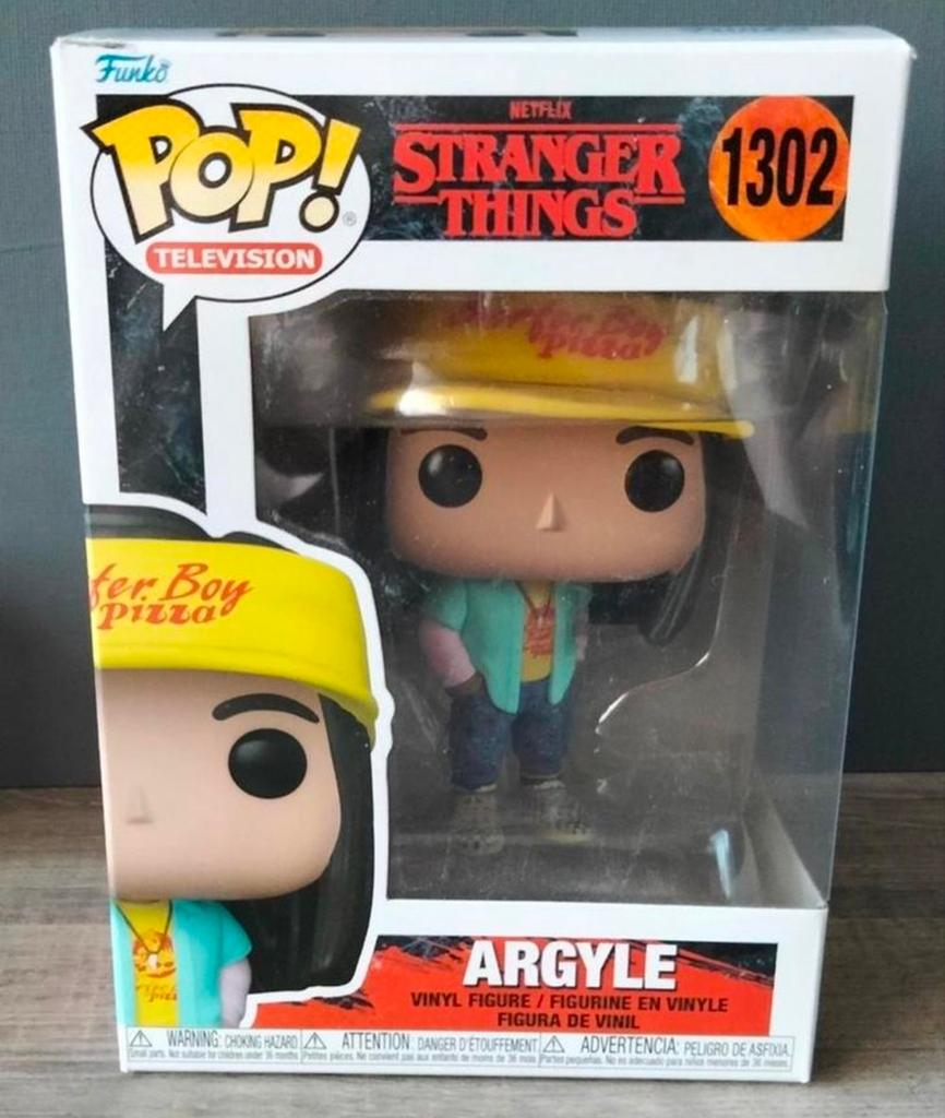 1302 Argyle Stranger Things Funko Pop, Ophalen of Verzenden, Zo goed als nieuw