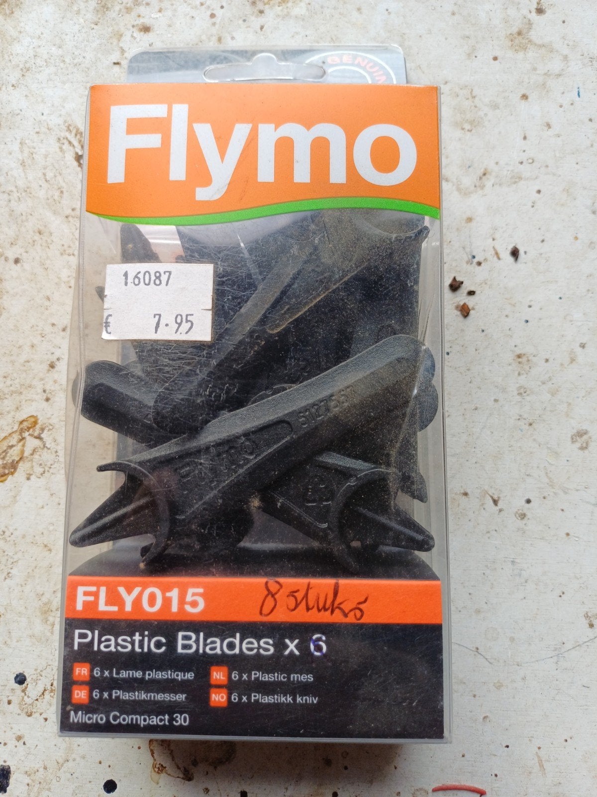 Flymo plastic messen, Ophalen of Verzenden