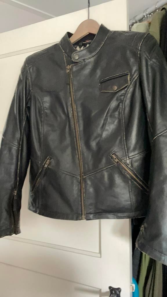 Leren motorjas dames, Motoren, Kleding | Motorkleding, Ophalen of Verzenden, Nieuw met kaartje, Dames, Jas | leer