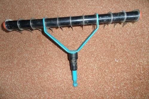 Verticuteerhark Gardena Combisystem - 36cm breed, Tuin en Terras, Hand-tuingereedschap, Ophalen, Zo goed als nieuw, Hark