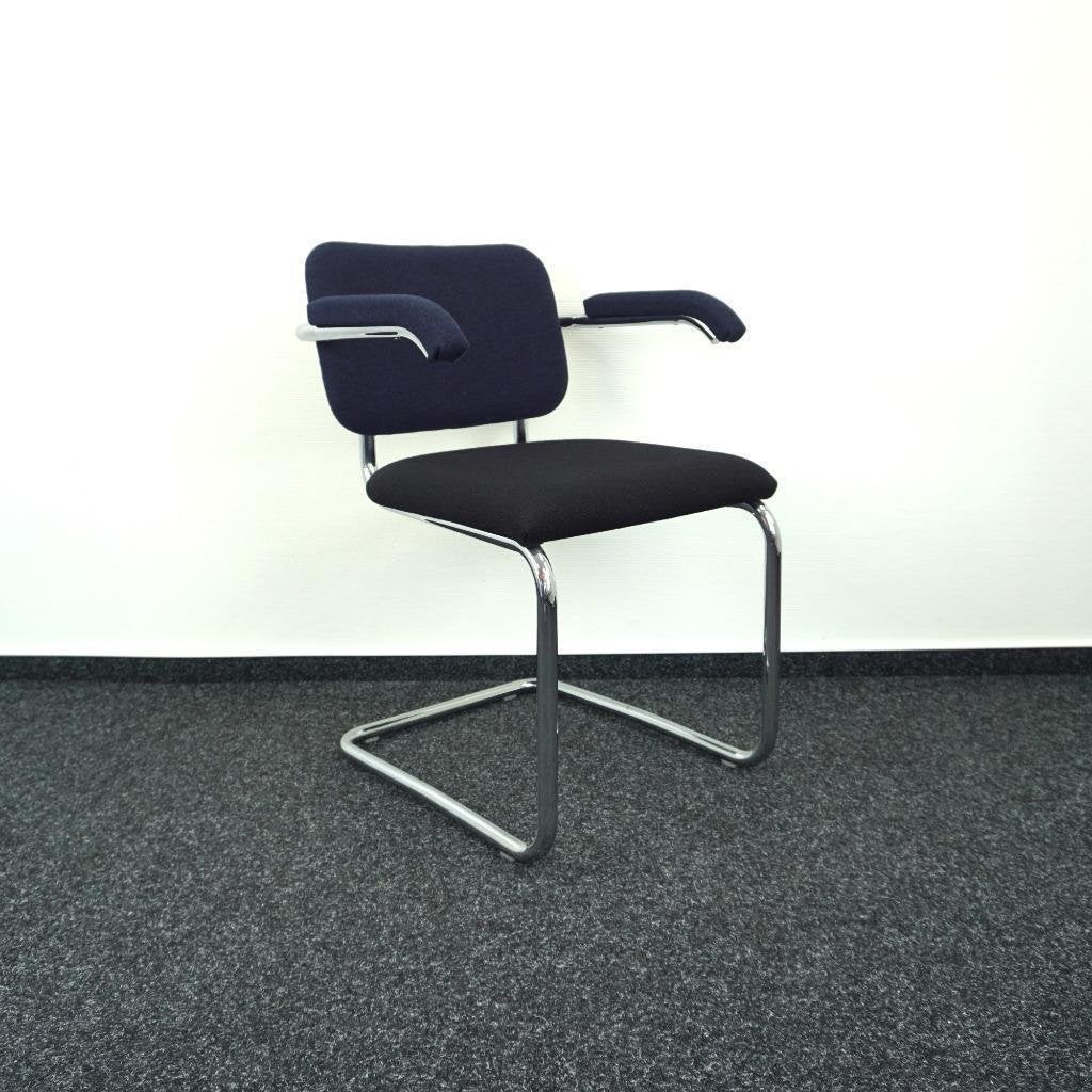Knoll Cesca design stoelen | Zwart-Donkerblauw Vergaderstoel, Overige kleuren, -, -, Ophalen of Verzenden
