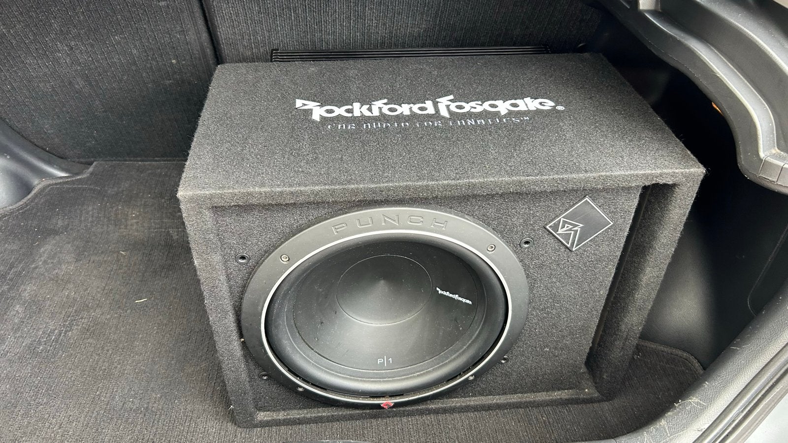 Rockford Fosgate Subwoofer met Spectron Versterker, Ophalen, Zo goed als nieuw