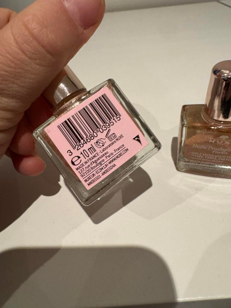 Nuxe Huile Prodigieuse Or Florale - 2x 10ml, Ophalen of Verzenden, Nieuw, Bodylotion, Crème of Olie