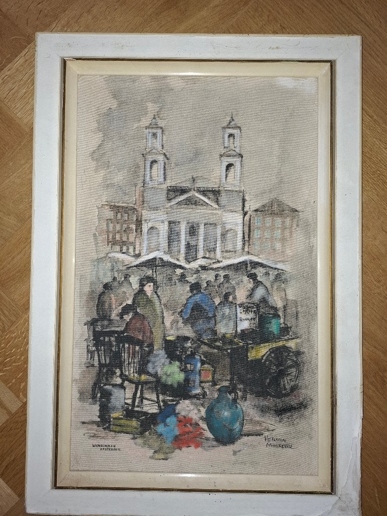Herman Moerkerk  Waterlooplein Amsterdam, Ophalen