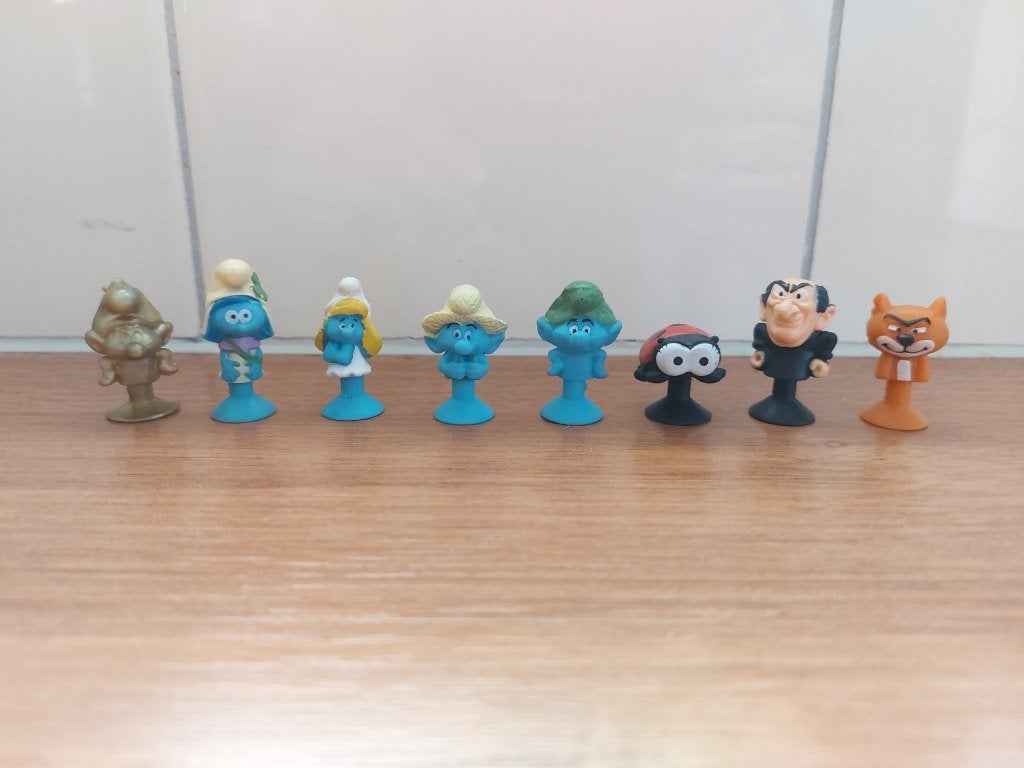smurfen poppetjes, Ophalen of Verzenden, Zo goed als nieuw, Verschillende Smurfen, Poppetje, Figuurtje of Knuffel