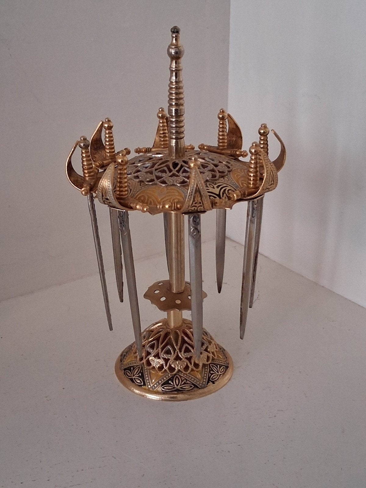 Vintage Toledo Damascene Cocktailset - 8-delig - Compleet, Ophalen of Verzenden