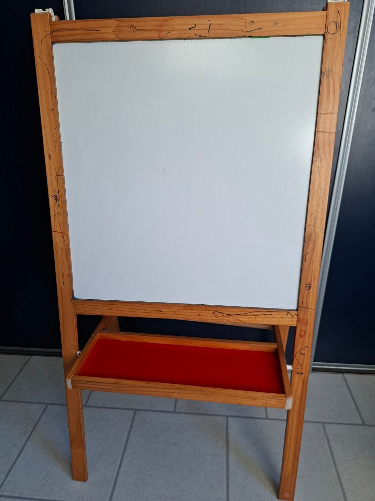 Krijtbord/Whiteboard voor kinderen - Gebruikt maar goed, Kinderen en Baby's, Ophalen, Gebruikt, Knutselen