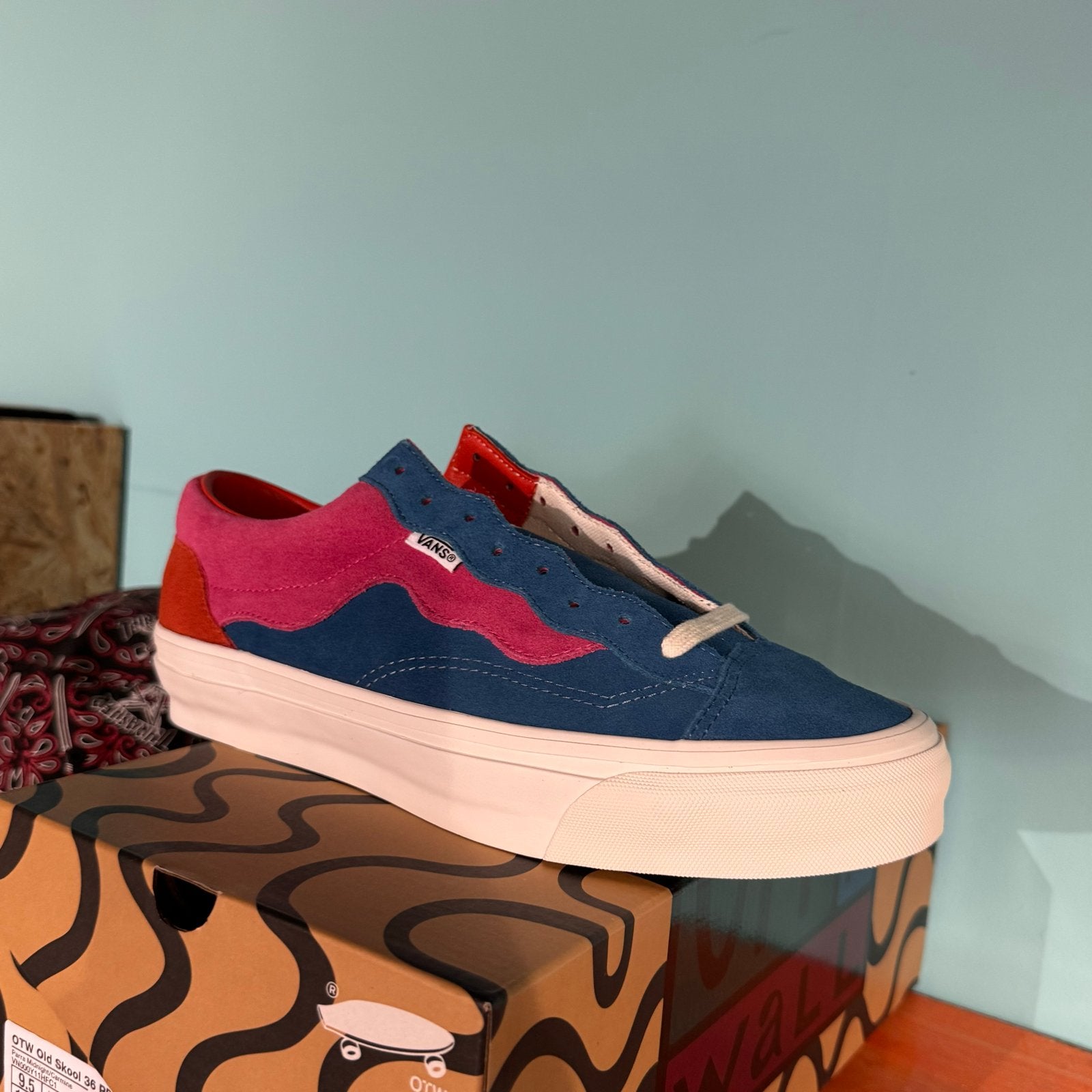Vans OTW Old Skool 36 PP Parra Midnight/Carmine - Nieuw, Kleding | Heren, Ophalen of Verzenden, Nieuw, Blauw, Sneakers of Gympen
