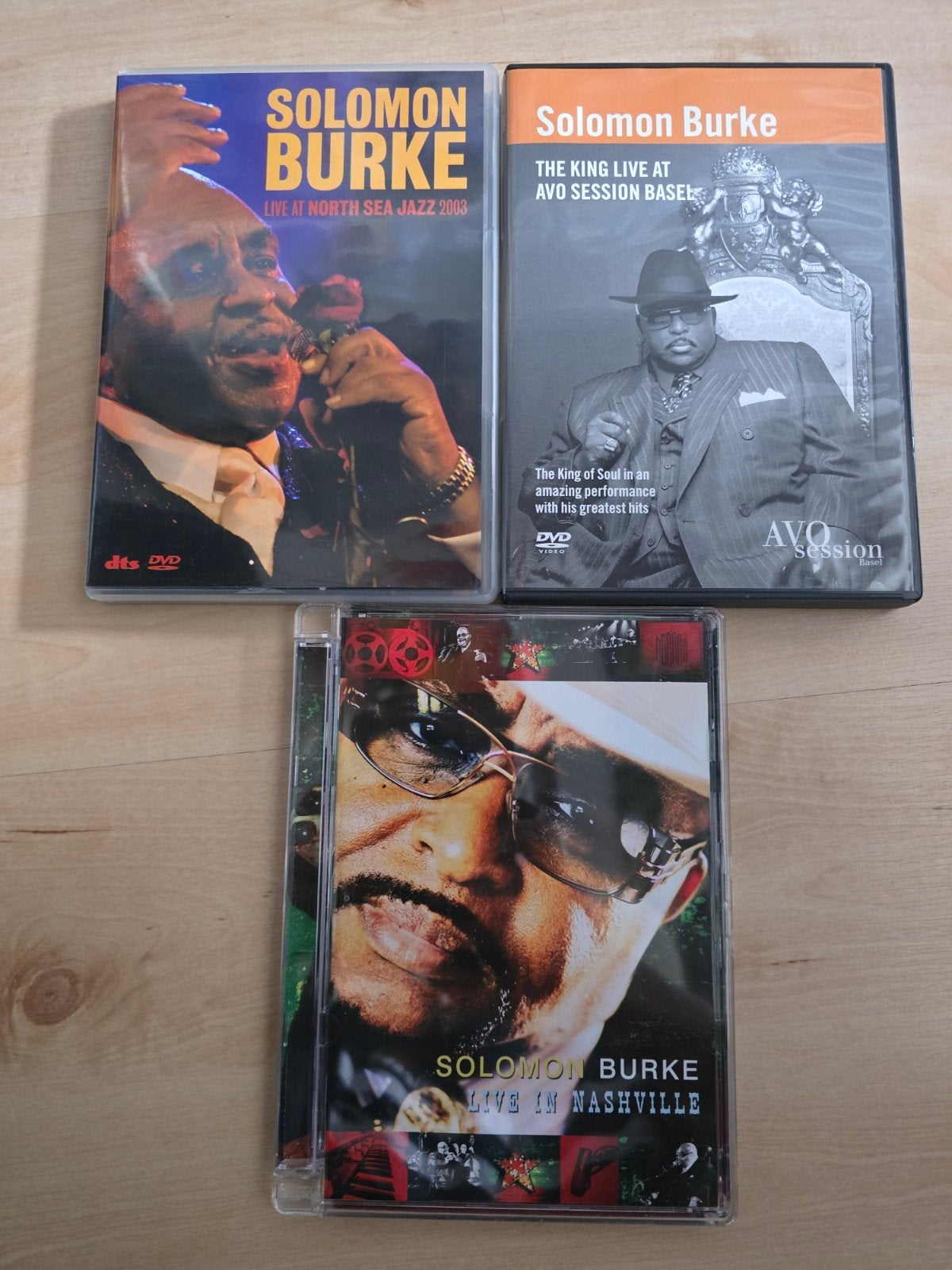 Solomon Burke DVD Collectie: Live at North Sea Jazz & AVO, Alle leeftijden, Nederlands, Ophalen of Verzenden, Concert