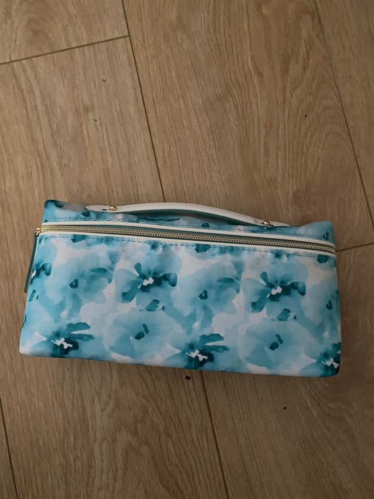 Estee Lauder toilettas - zo goed als nieuw, Ophalen, Zo goed als nieuw, Blauw, Dame