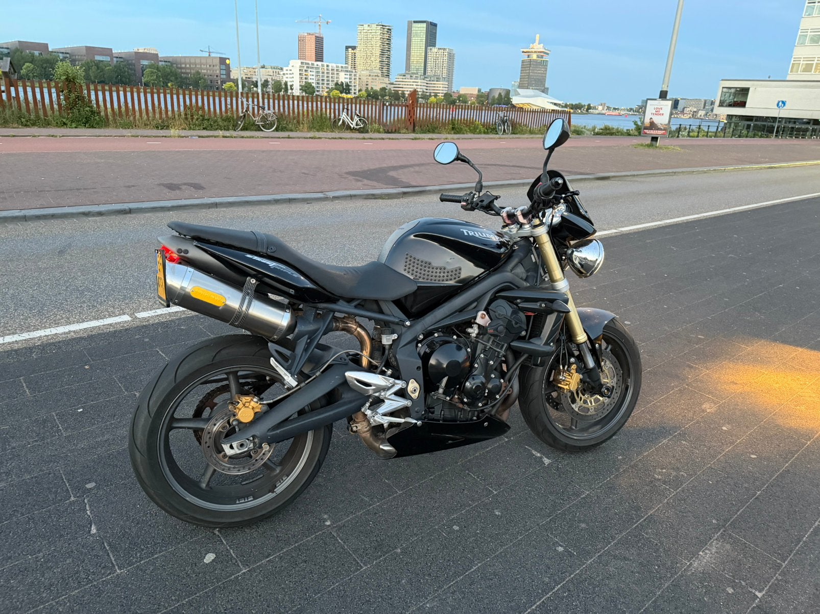 Triumph Street Triple 675, Ophalen, Gebruikt