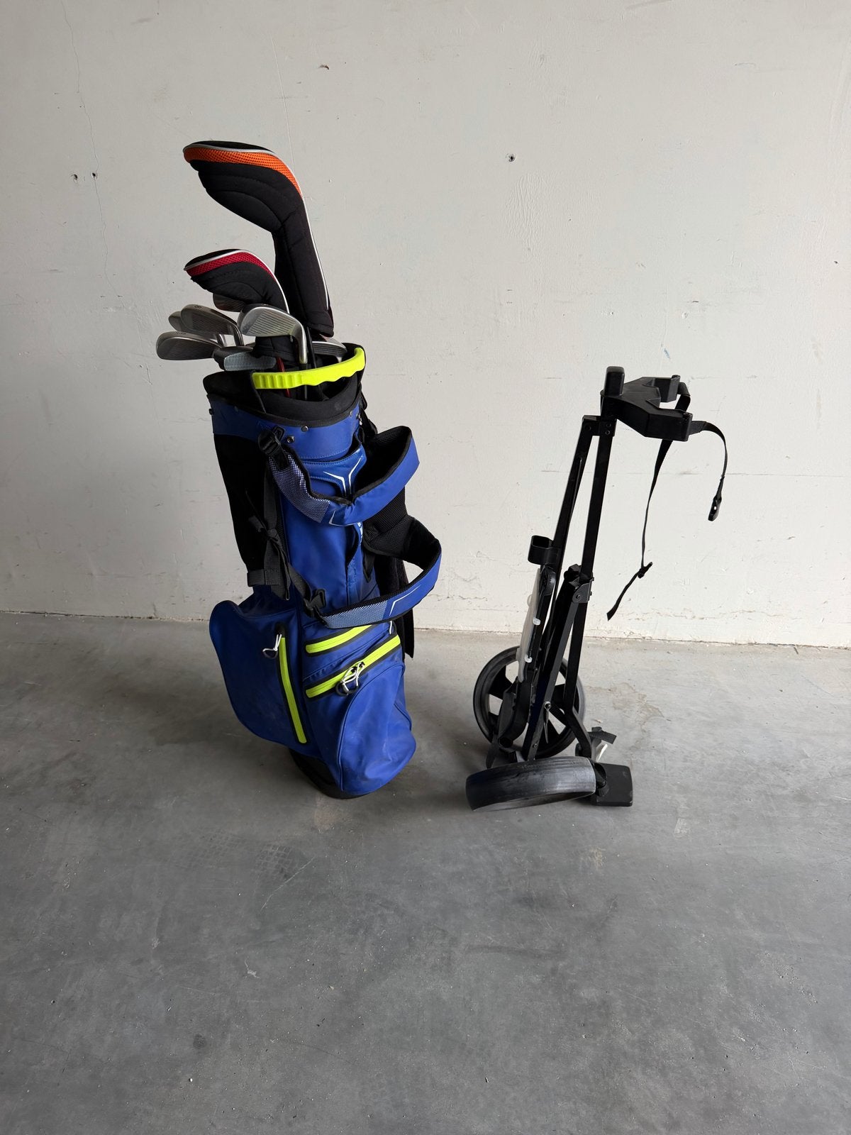 Complete Golfset Linkshandig Inclusief Trolley, Sport en Fitness, Golf, Ophalen of Verzenden, Gebruikt, Set, Overige merken