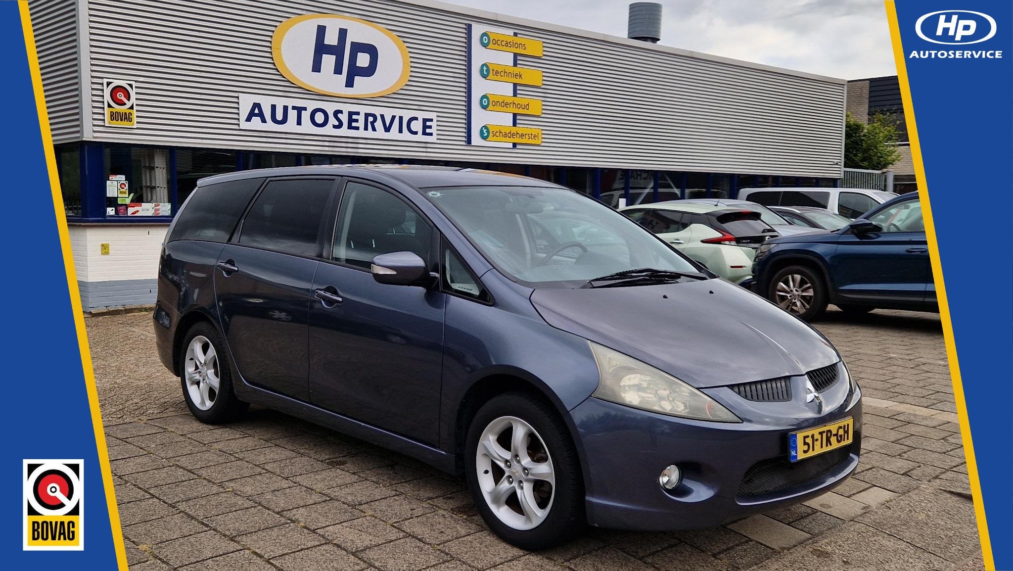 Mitsubishi Grandis 2.4-16V Intense 7p, Auto's, Mitsubishi, Voorwielaandrijving, Stof, Gebruikt, 7 stoelen