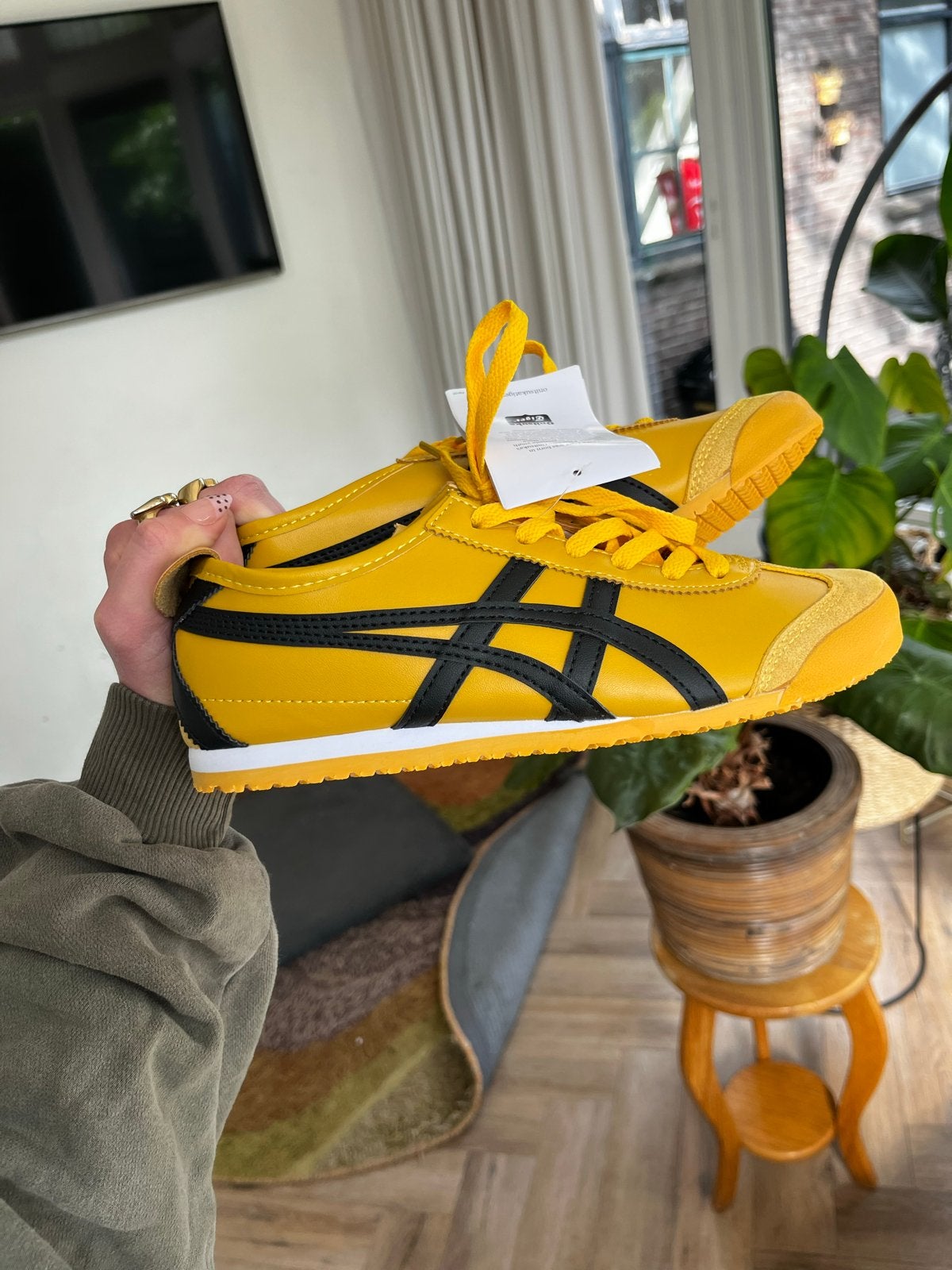 Onitsuka Tiger Mexico 66 Sneakers - Nieuw met labels, Kleding | Dames, Schoenen, Nieuw, Sneakers of Gympen, Geel, Ophalen of Verzenden