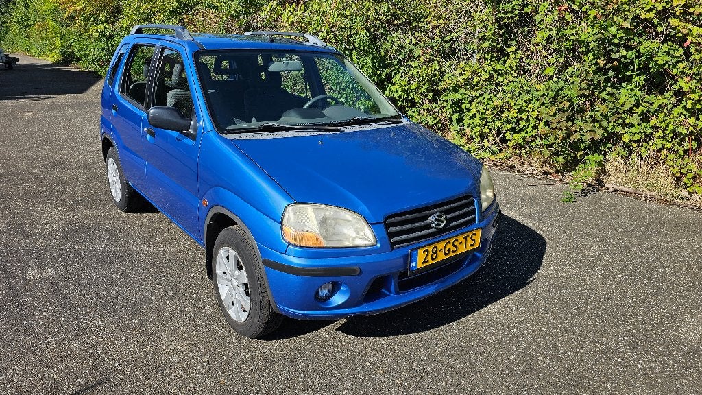 Suzuki Ignis 1.3 GL 2001 Blauw, Voorwielaandrijving, 83 pk, Stof, Origineel Nederlands