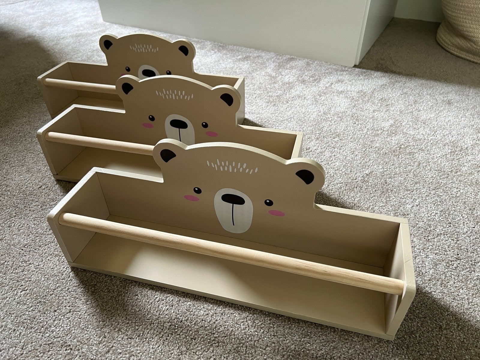 Boekenplankjes beer 40cm breed - nieuw, Ophalen, Zo goed als nieuw, Overige typen