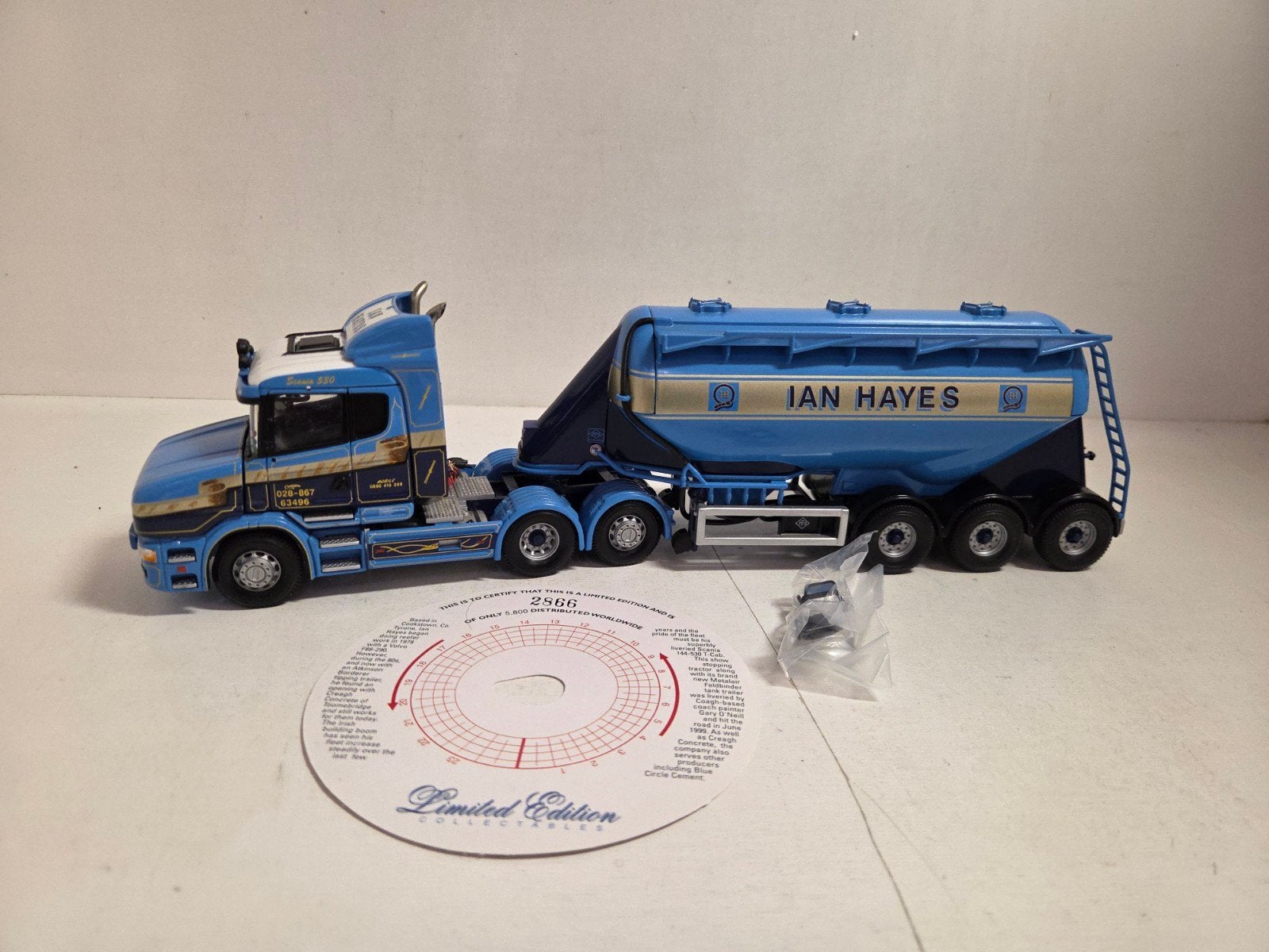 Corgi Scania T Feldbinder tanker Ian Hayes, Corgi, ., Ophalen of Verzenden, Zo goed als nieuw