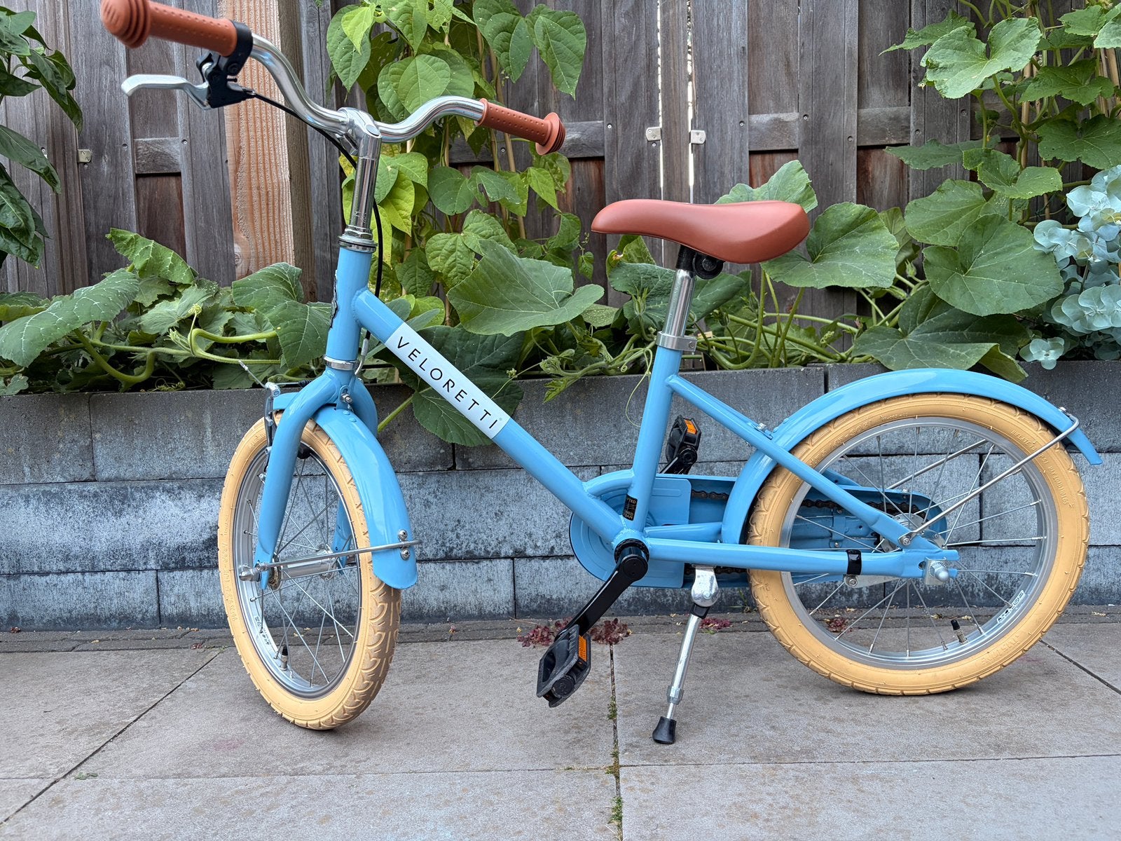Veloretti Maxi Kinderfiets 16 inch - Lichtblauw - kids 3-6jr, Fietsen en Brommers, Fietsen | Kinderfietsjes, Ophalen, Terugtraprem
