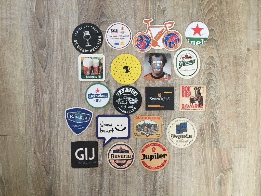 bierviltjes verschillend oud en nieuw, Verzenden, Nieuw, Viltje(s), Overige merken