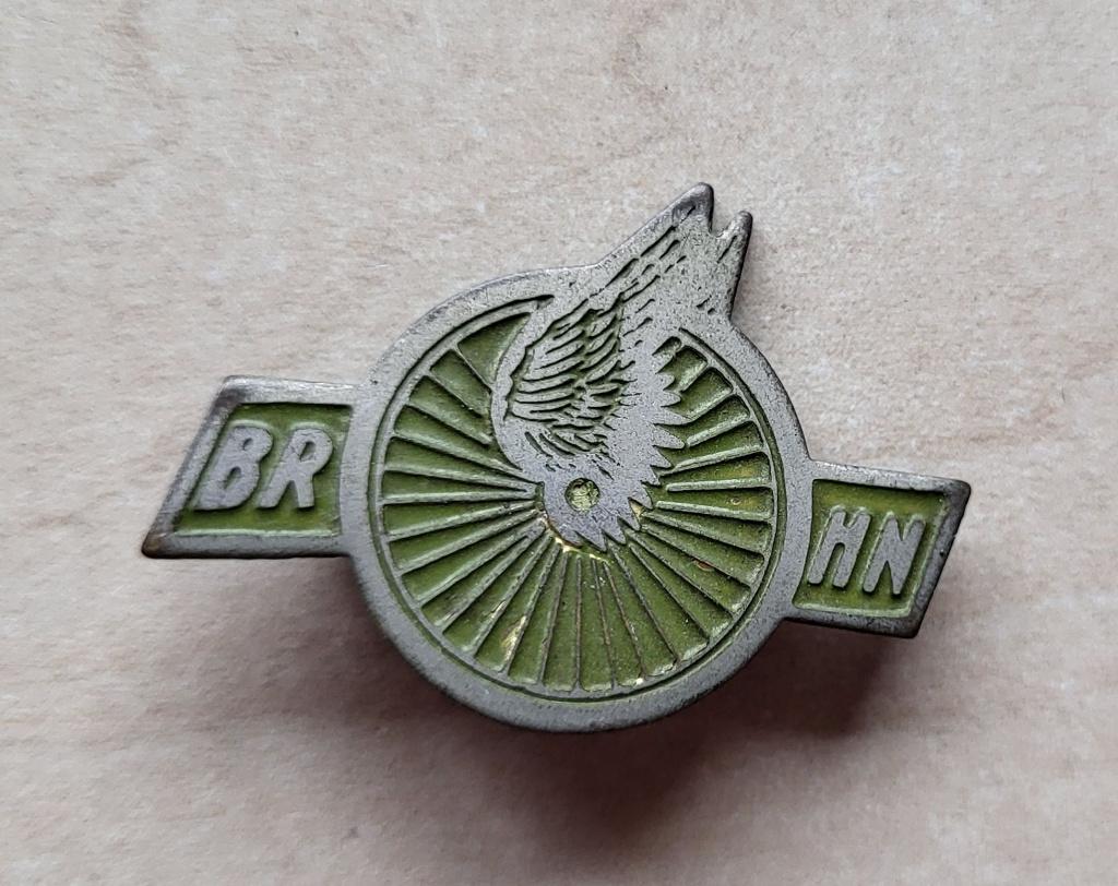 BRHN Fiets Bond van Rijwielherstellers & handelaren jaren 20, Gebruikt, Verzenden, Transport, Speldje of Pin