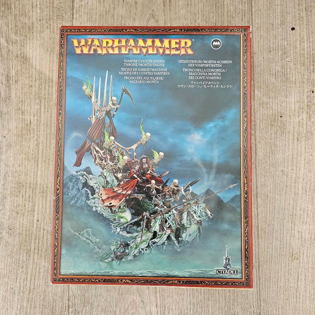 Warhammer vampire counts coven throne, mortis engine, Ophalen, Zo goed als nieuw, Warhammer, Figuurtje(s)