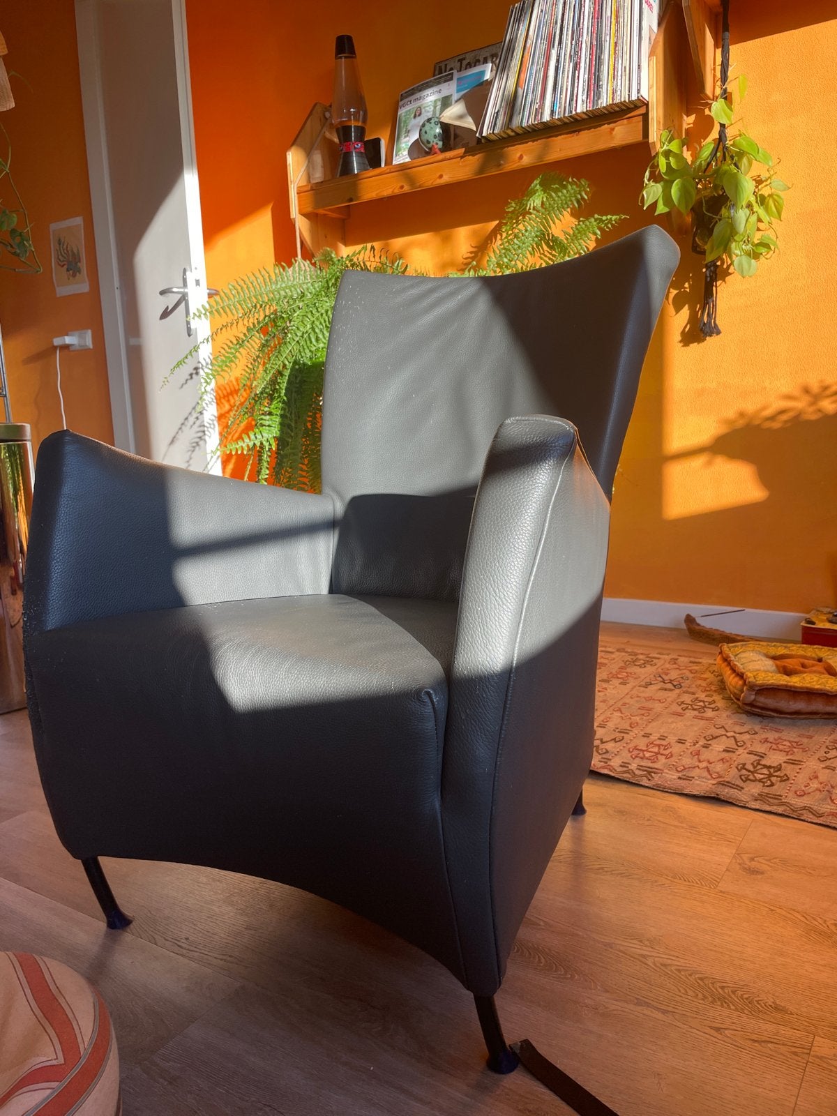 MOET WEG !!!! Montis Windy fauteuil, Ophalen, Gebruikt, 75 tot 100 cm, Leer