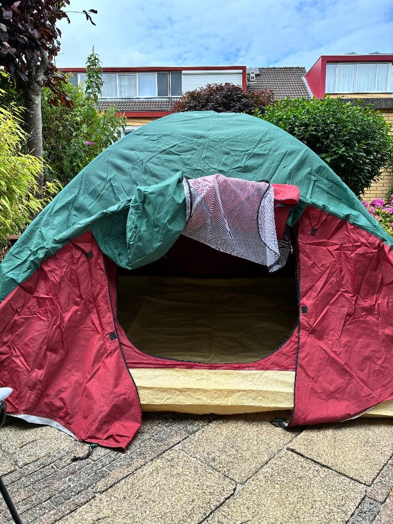 Lichtgewicht koepeltent. 2 personen., Caravans en Kamperen, Tenten, Ophalen, Gebruikt, Tot en met 2