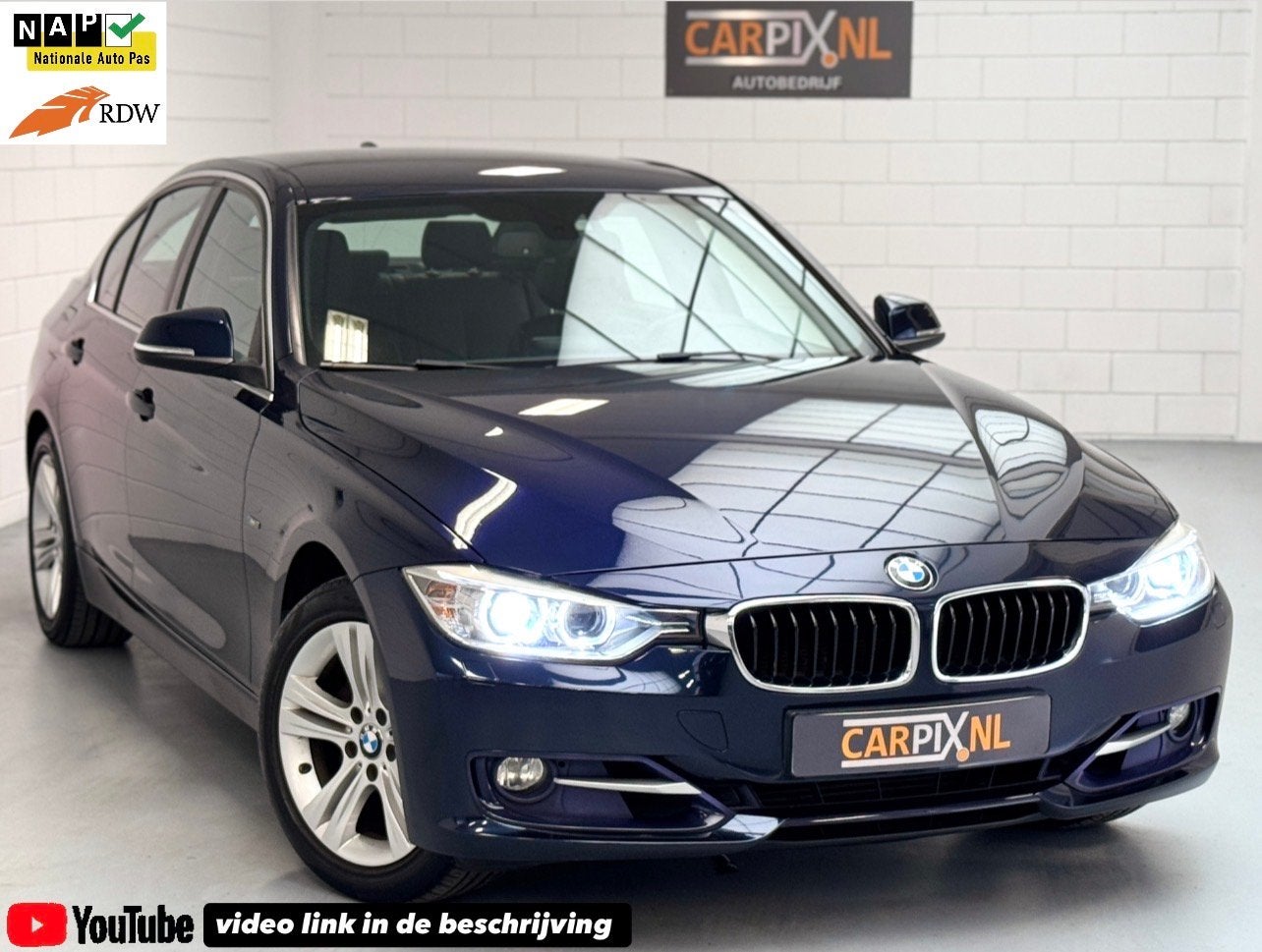 BMW 3-serie 320i Sport edition 2015 184pk NL-auto, Leder, Automaat, Achterwielaandrijving, Gebruikt, 4 cilinders