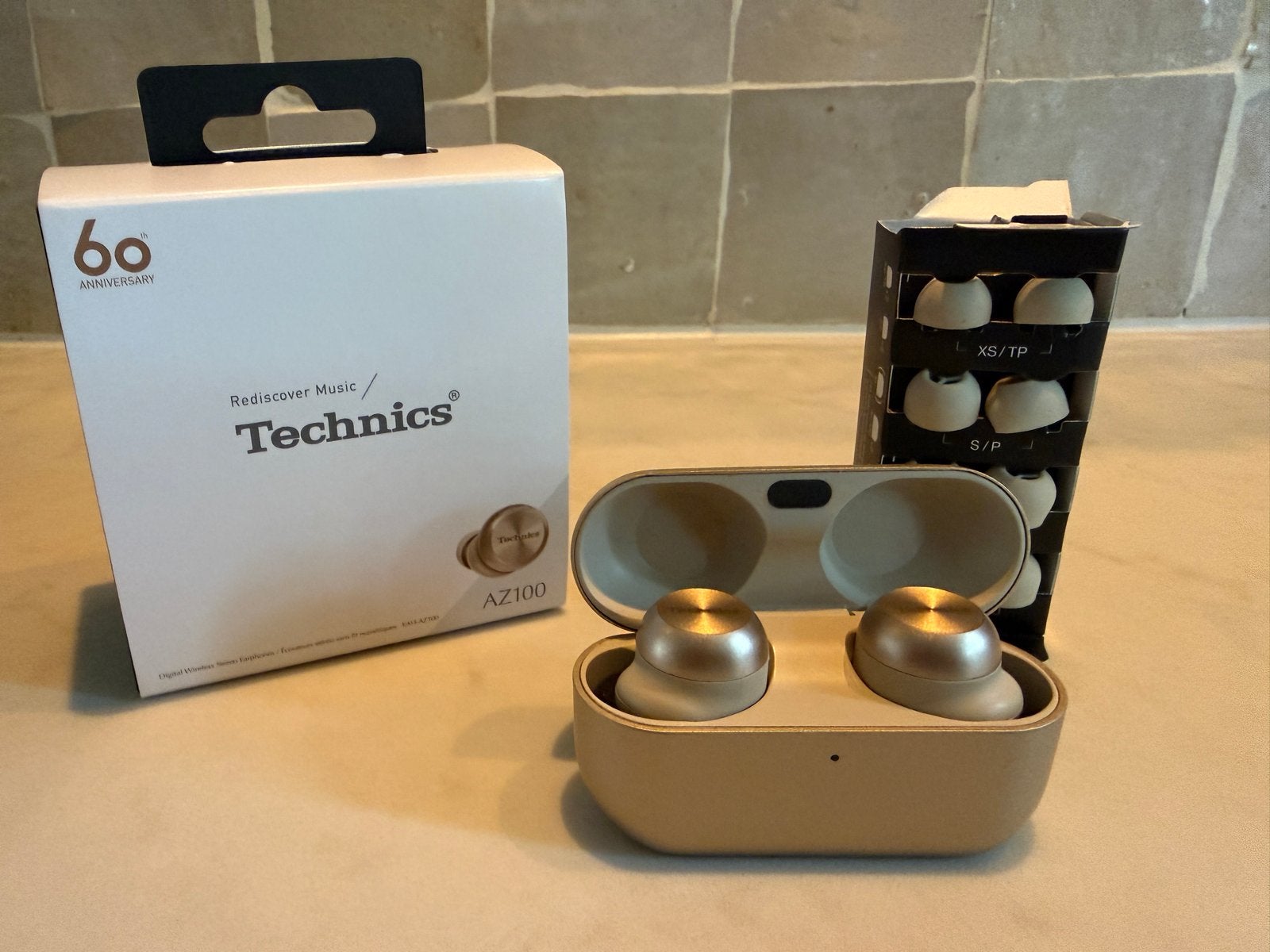 Technics EAH-AZ100 Draadloze In-ear Koptelefoon Goud, Overige merken, In-ear, Goud, Bluetooth