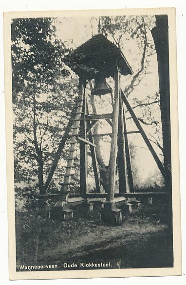Wanneperveen. Oude Klokkenstoel, Ophalen of Verzenden, 1920 tot 1940, Ongelopen, Overijssel