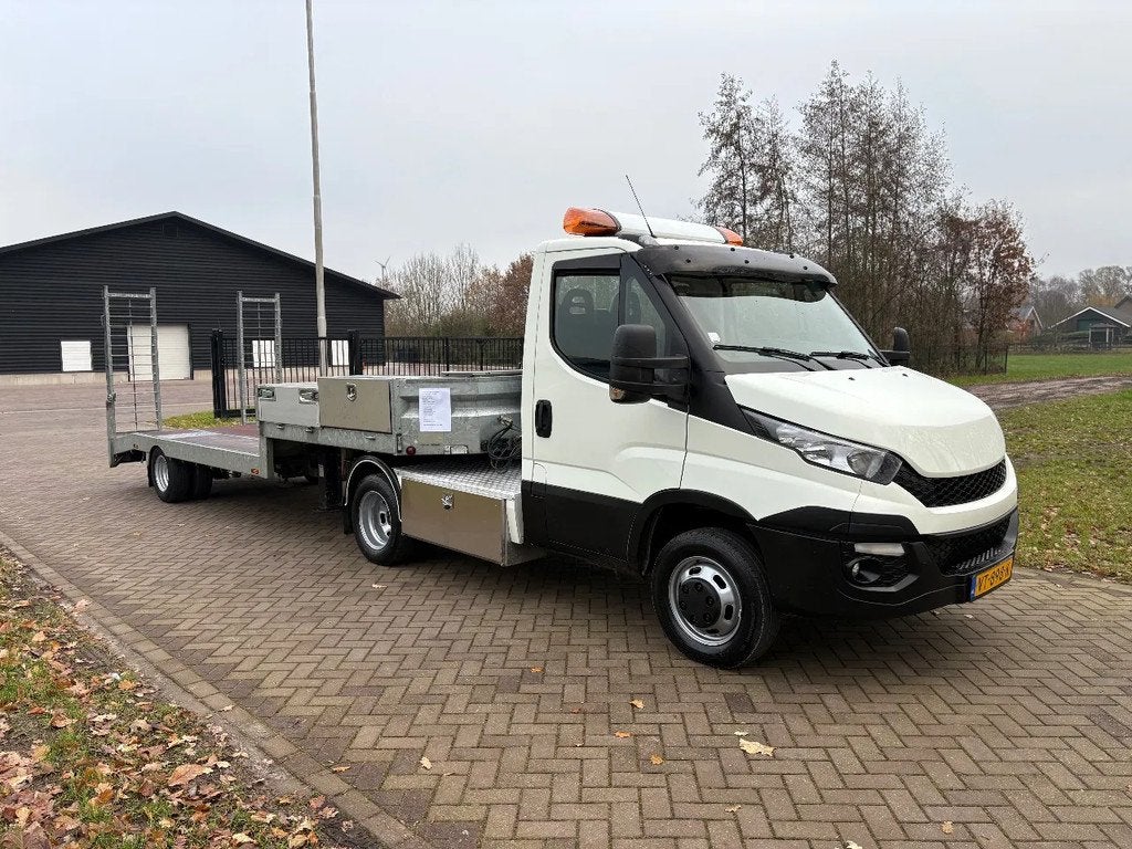 Iveco Daily 40 C21 Be trekker 7 ton - be oplegger KUIPER 5 t, Auto's, Bestelauto's, Automaat, Euro 5, Achterwielaandrijving, Gebruikt
