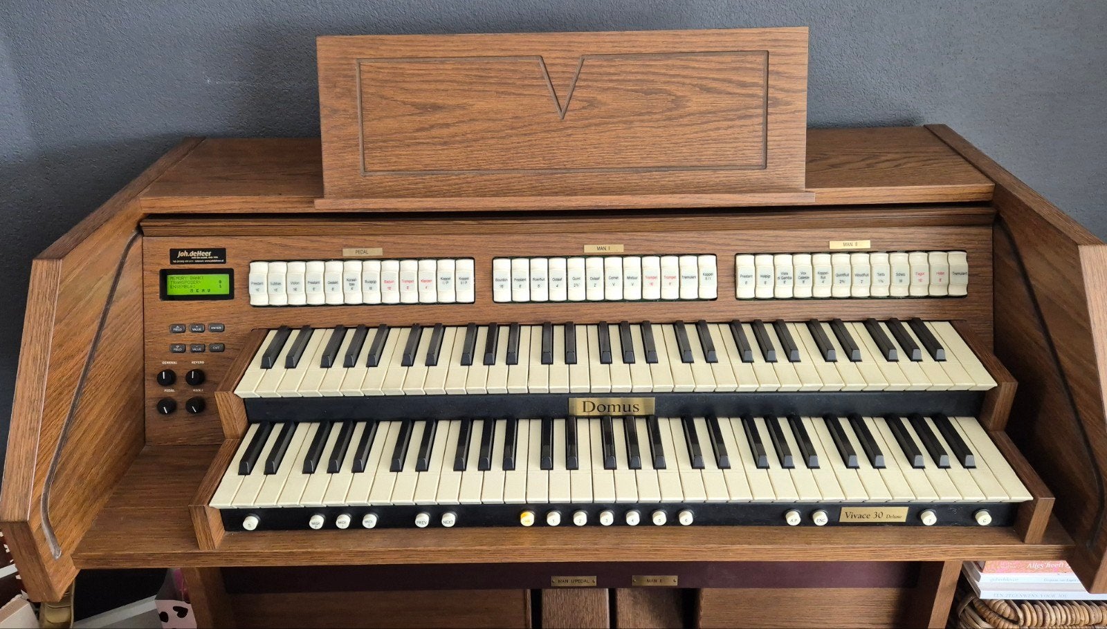 Domus Vivace 30 Deluxe, Ophalen, Gebruikt, 2 klavieren, Orgel