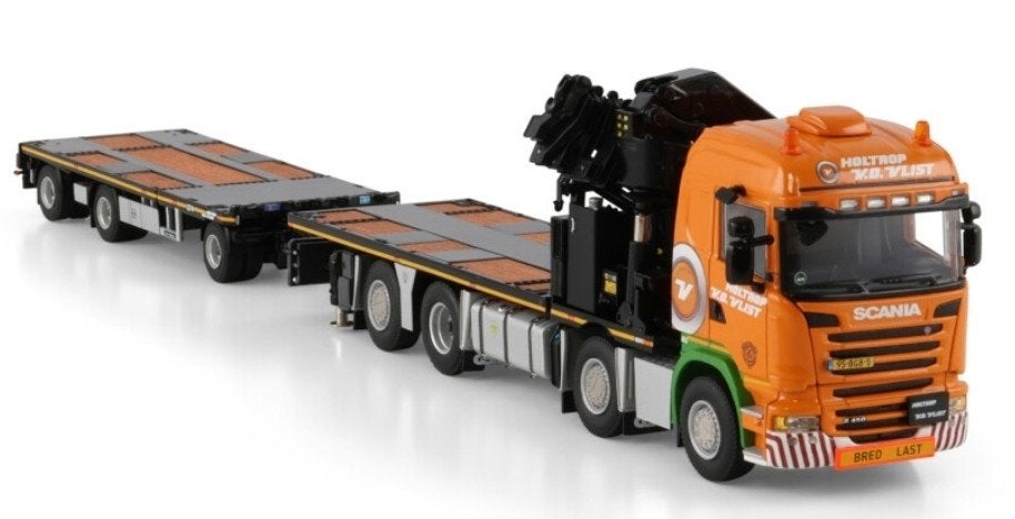 WSI SCANIA BAKWAGEN + PK 92002 SH + VLAKKE TRAILER +, Wsi, ., Nieuw, Ophalen of Verzenden