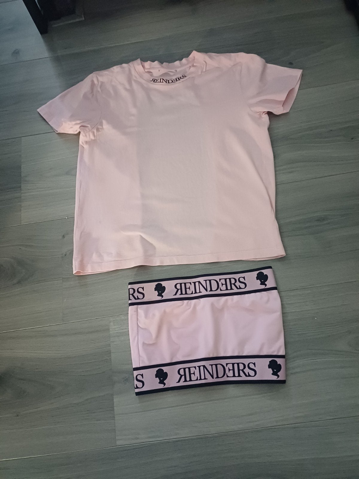 Reinders set roze T-shirt en bandeau top maat 176, Kinderen en Baby's, Reinders, Meisje, Ophalen of Verzenden, Zo goed als nieuw