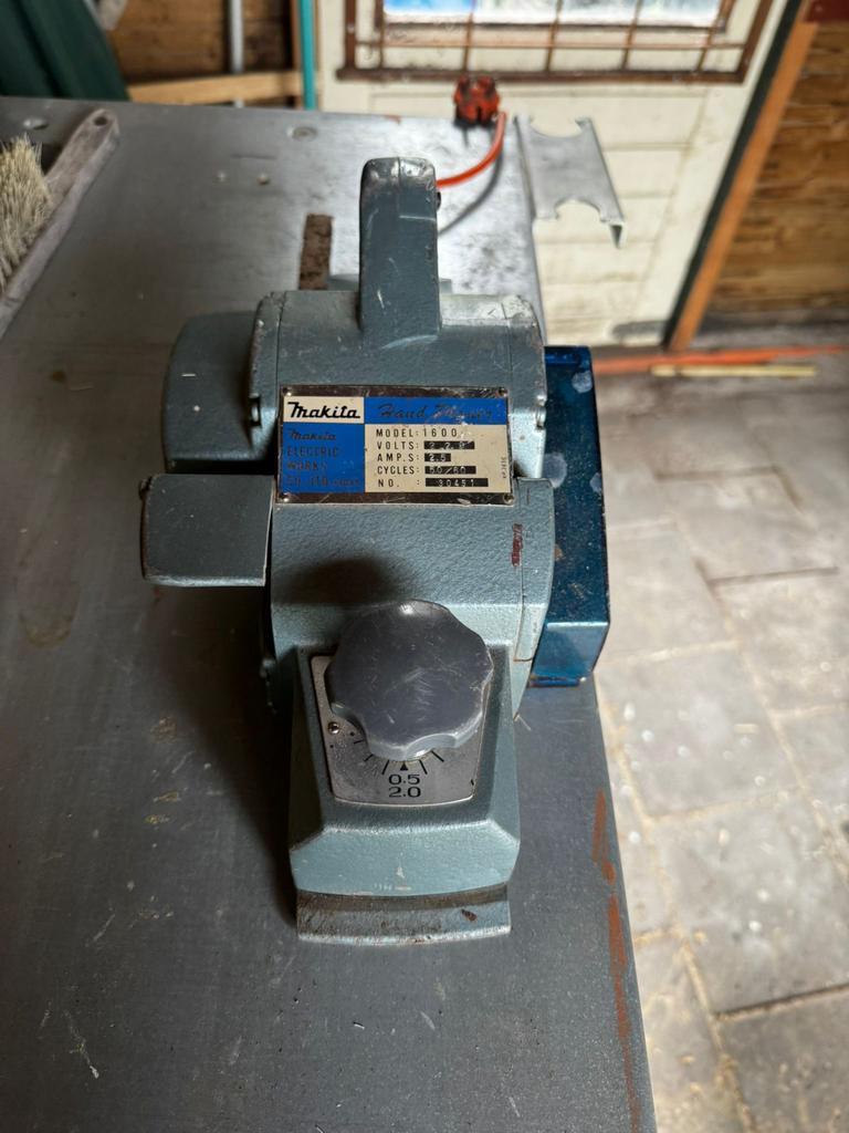 Vintage Makita Hand Schaaf Model 1600 - Werkt Perfect., Ophalen