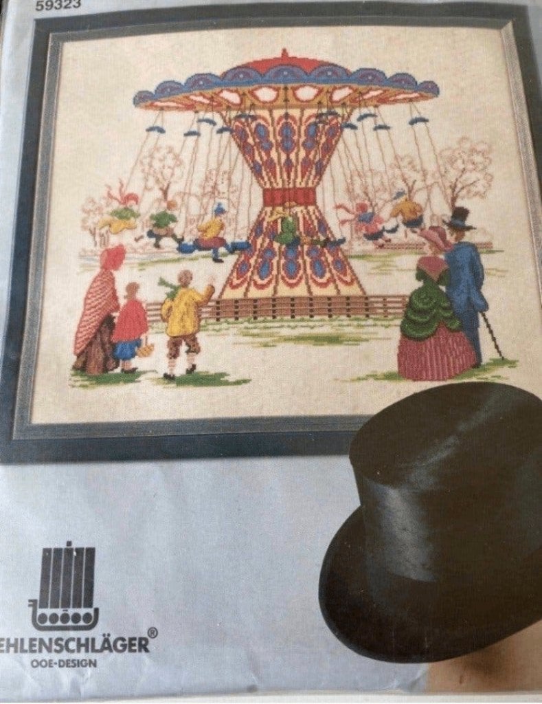 BORDUURPAKKET OEHLENSCHLÄGER ZWEEFMOLEN, Hobby en Vrije tijd, Verzenden, Nieuw, Handborduren, Borduurpakket